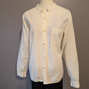Cream Women's Casual Button Down Shirt